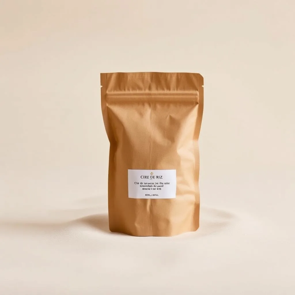 Recharge Cire de son de riz : packaging GLASSY