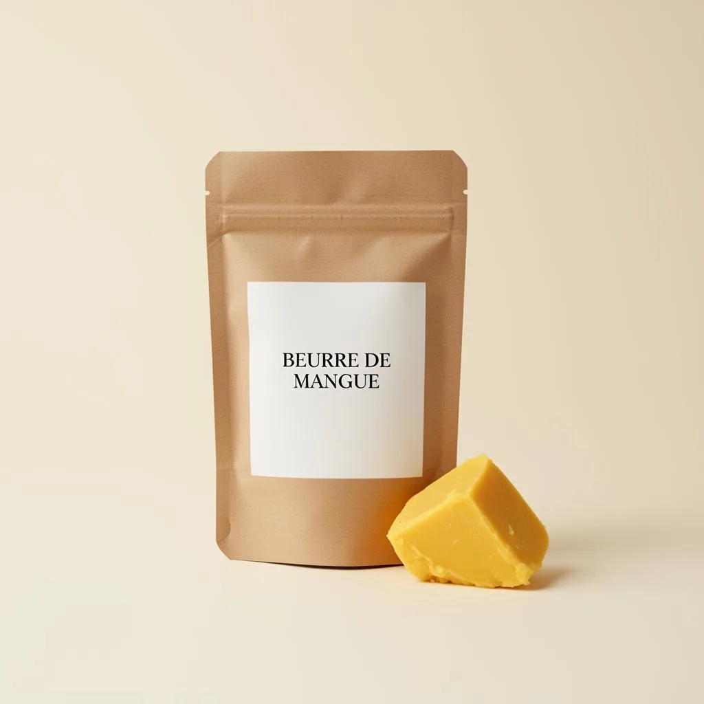 Recharge Beurre de mangue : packaging GLASSY